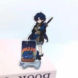 1pc Anime Game Honkai: Star Rail Aventurine Acheron Black Swan Anime Figures Room Desktop Mô Hình Đứng Standee Anime, In 2 Mặt, Cao 6cm, Trang Trí Decor Bàn Học
