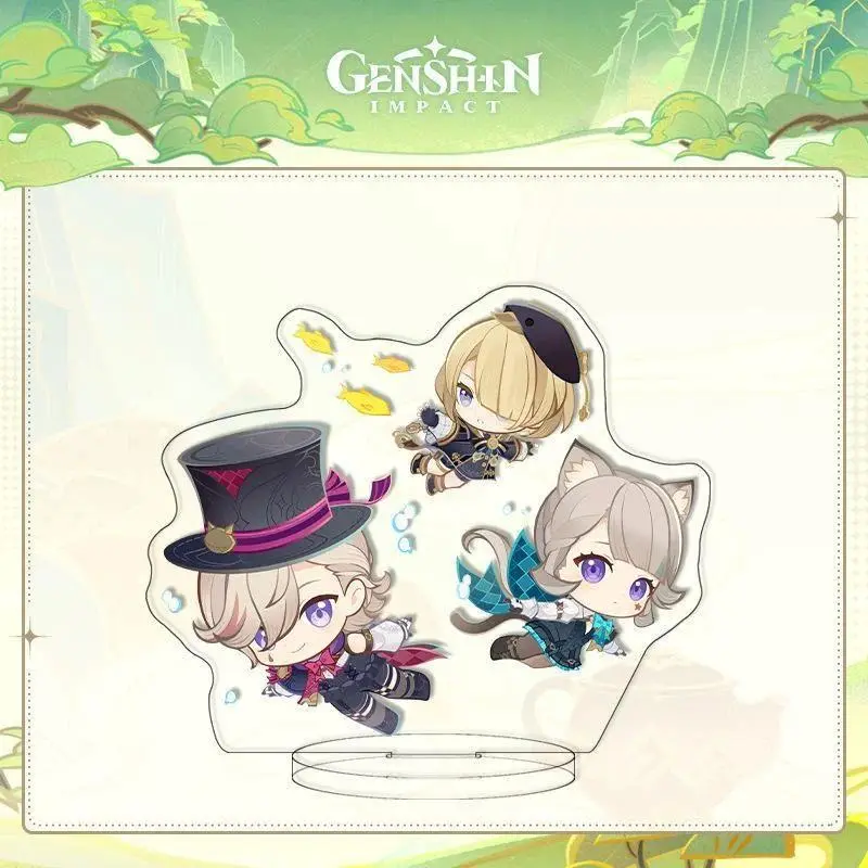 1pcs Anime Game Genshin Impact Lyney Freminet Minifigure Card Cosplay Table Decoration Mica Mô Hình Đứng Standee Anime, In 2 Mặt, Cao 6cm, Trang Trí Decor Bàn Học 2 1pcs Anime Game Genshin Impact Lyney Freminet Minifigure Card Cosplay Table Decoration Mica Mô Hình Đứng Standee Anime, In 2 Mặt, Cao 6cm, Trang Trí Decor Bàn Học - Ảnh 2
