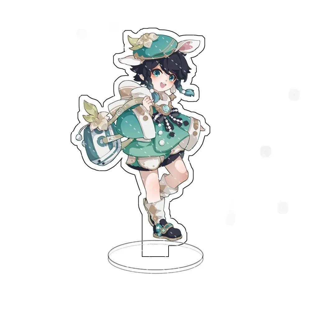 1pcs Anime Game Genshin Impact Venti Scaramouche Character Card Cosplay Table Decoration Mica Mô Hình Đứng Standee Anime, In 2 Mặt, Cao 6cm, Trang Trí Decor Bàn Học 3 1pcs Anime Game Genshin Impact Venti Scaramouche Character Card Cosplay Table Decoration Mica Mô Hình Đứng Standee Anime, In 2 Mặt, Cao 6cm, Trang Trí Decor Bàn Học - Ảnh 3