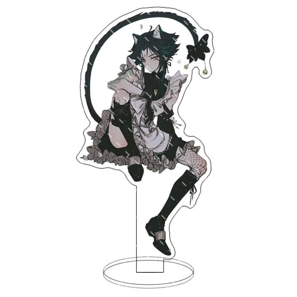 1pcs Anime Game Genshin Impact Xiao Venti Maid Character Card Cosplay Table Decoration Mica Mô Hình Đứng Standee Anime, In 2 Mặt, Cao 6cm, Trang Trí Decor Bàn Học 6 1pcs Anime Game Genshin Impact Xiao Venti Maid Character Card Cosplay Table Decoration Mica Mô Hình Đứng Standee Anime, In 2 Mặt, Cao 6cm, Trang Trí Decor Bàn Học - Ảnh 6