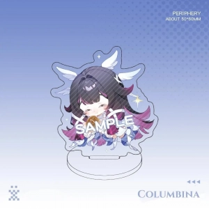 2026 New Genshin Impact Standee Model Columbina Anime Desktop Acrylic Ornament Cute Badge Mô Hình Đứng Standee Anime,  In 2 Mặt, Cao 6cm, Trang Trí Decor Bàn Học