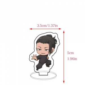 5cm Anime Jujutsu Kaisen Gojo Satoru Fushiguro Toji Getou Suguru Mica Standee Model Cartoon Mô Hình Đứng Standee Anime, In 2 Mặt, Cao 6cm, Trang Trí Decor Bàn Học