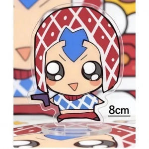 8cm Acrylic Standee For Steel Ball Run Bruno Bucciarati Pannacotta Fugo Character Peripheral Mô Hình Đứng Standee Anime, In 2 Mặt, Cao 6cm, Trang Trí Decor Bàn Học