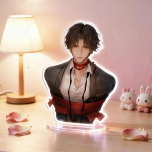 8cm Game Shi Jie Zhi Wai Gu Shiye Yi Yu Bai Yuan Sexy Acrylic Standing Sign Desktop Toy Mô Hình Đứng Standee Anime, In 2 Mặt, Cao 6cm, Trang Trí Decor Bàn Học