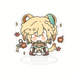 Acrylic Figure Stand Sweet Cute Shenhe Yunjin Yae Miko Gunnhildr Yoimiya Zhongli Cartoo Mô Hình Đứng Standee Anime,  In 2 Mặt, Cao 6cm, Trang Trí Decor Bàn Học