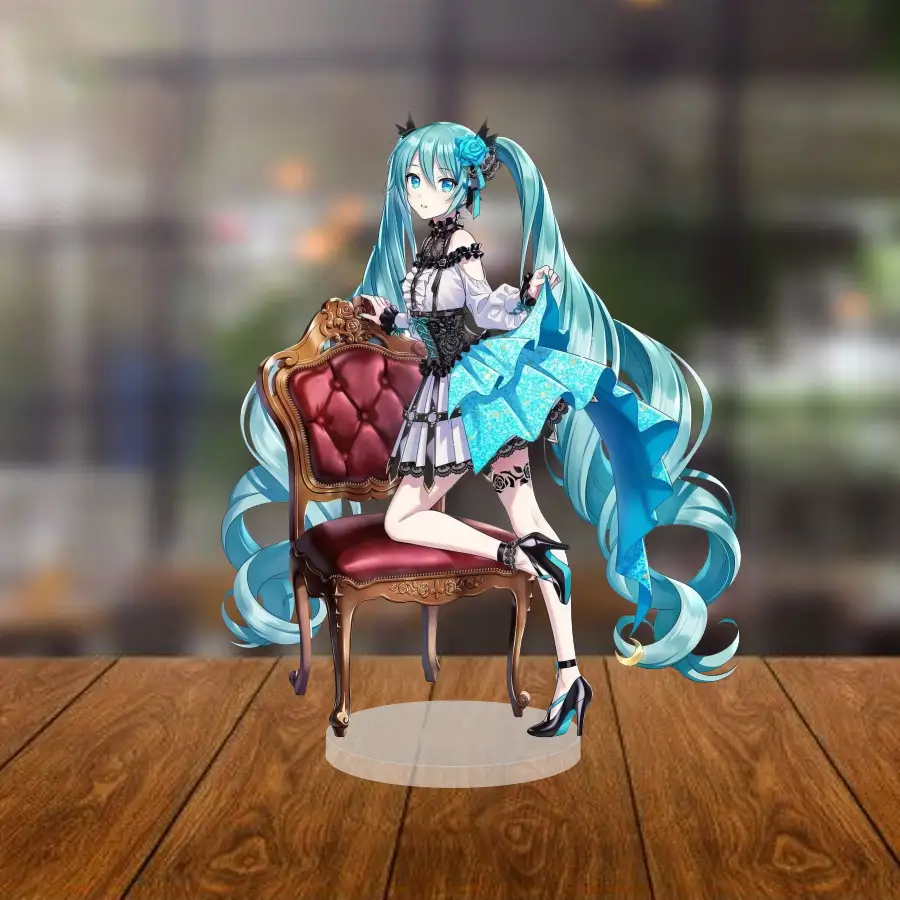 Acrylic Model Singer Miku Cosplay Table Decoration, Anime Gift(mikucl) Mô Hình Đứng Standee Anime, In 2 Mặt, Cao 6cm, Trang Trí Decor Bàn Học 11 Acrylic Model Singer Miku Cosplay Table Decoration, Anime Gift(mikucl) Mô Hình Đứng Standee Anime, In 2 Mặt, Cao 6cm, Trang Trí Decor Bàn Học - Ảnh 11