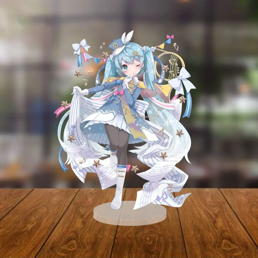 Acrylic Model Singer Miku Cosplay Table Decoration, Anime Gift(mikucl) Mô Hình Đứng Standee Anime, In 2 Mặt, Cao 6cm, Trang Trí Decor Bàn Học 12 Acrylic Model Singer Miku Cosplay Table Decoration, Anime Gift(mikucl) Mô Hình Đứng Standee Anime, In 2 Mặt, Cao 6cm, Trang Trí Decor Bàn Học - Ảnh 12