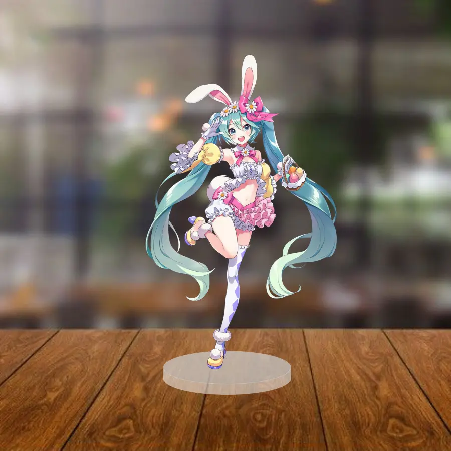 Acrylic Model Singer Miku Cosplay Table Decoration, Anime Gift(mikucl) Mô Hình Đứng Standee Anime, In 2 Mặt, Cao 6cm, Trang Trí Decor Bàn Học 3 Acrylic Model Singer Miku Cosplay Table Decoration, Anime Gift(mikucl) Mô Hình Đứng Standee Anime, In 2 Mặt, Cao 6cm, Trang Trí Decor Bàn Học - Ảnh 3