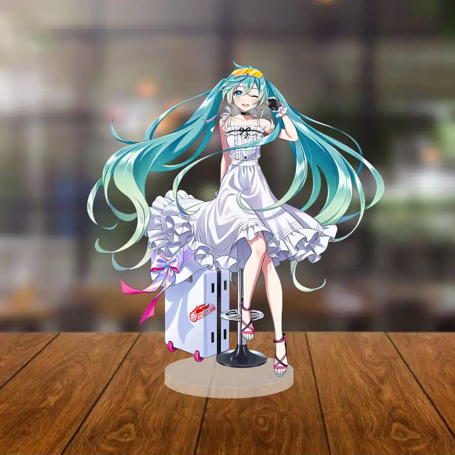 Acrylic Model Singer Miku Cosplay Table Decoration, Anime Gift(mikucl) Mô Hình Đứng Standee Anime, In 2 Mặt, Cao 6cm, Trang Trí Decor Bàn Học 21 Acrylic Model Singer Miku Cosplay Table Decoration, Anime Gift(mikucl) Mô Hình Đứng Standee Anime, In 2 Mặt, Cao 6cm, Trang Trí Decor Bàn Học - Ảnh 21