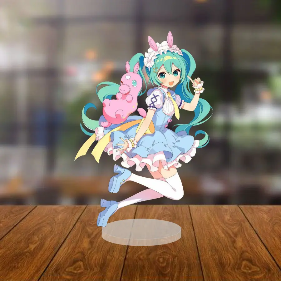Acrylic Model Singer Miku Cosplay Table Decoration, Anime Gift(mikucl) Mô Hình Đứng Standee Anime, In 2 Mặt, Cao 6cm, Trang Trí Decor Bàn Học 6 Acrylic Model Singer Miku Cosplay Table Decoration, Anime Gift(mikucl) Mô Hình Đứng Standee Anime, In 2 Mặt, Cao 6cm, Trang Trí Decor Bàn Học - Ảnh 6