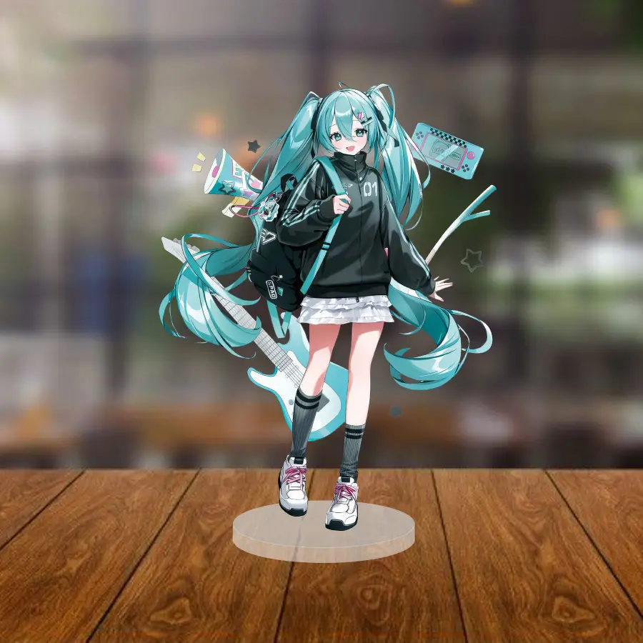 Acrylic Model Singer Miku Cosplay Table Decoration, Anime Gift(mikucl) Mô Hình Đứng Standee Anime, In 2 Mặt, Cao 6cm, Trang Trí Decor Bàn Học 7 Acrylic Model Singer Miku Cosplay Table Decoration, Anime Gift(mikucl) Mô Hình Đứng Standee Anime, In 2 Mặt, Cao 6cm, Trang Trí Decor Bàn Học - Ảnh 7