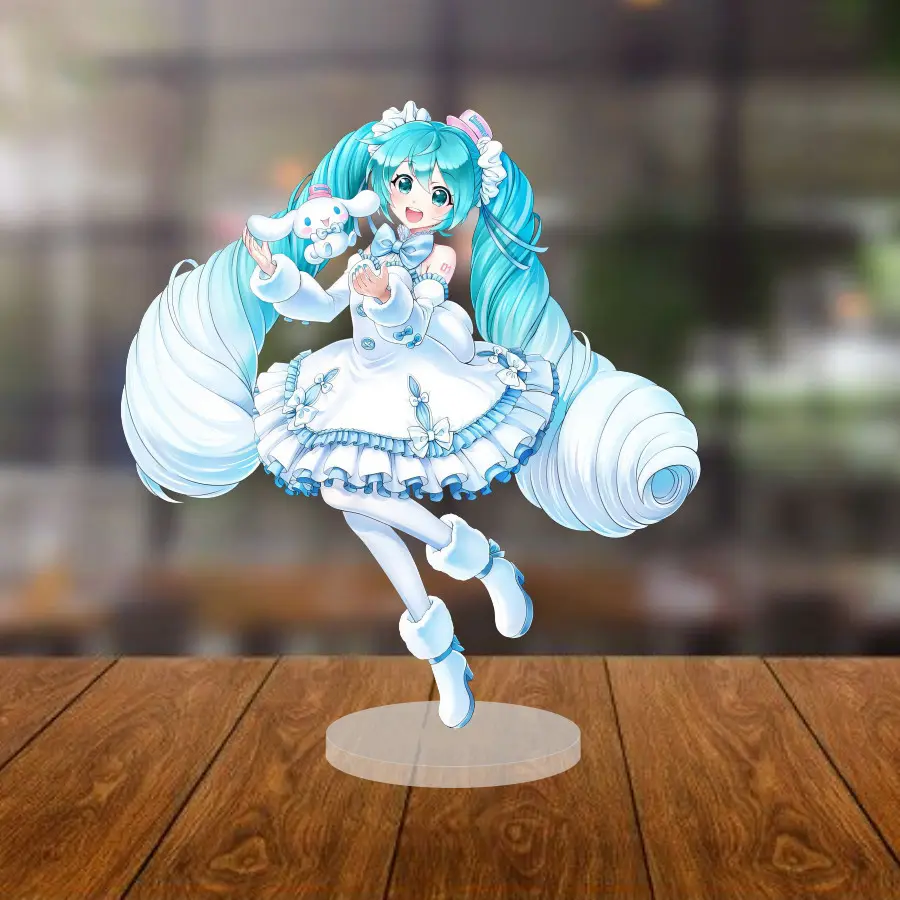 Acrylic Model Singer Miku Cosplay Table Decoration, Anime Gift(mikucl) Mô Hình Đứng Standee Anime, In 2 Mặt, Cao 6cm, Trang Trí Decor Bàn Học 10 Acrylic Model Singer Miku Cosplay Table Decoration, Anime Gift(mikucl) Mô Hình Đứng Standee Anime, In 2 Mặt, Cao 6cm, Trang Trí Decor Bàn Học - Ảnh 10