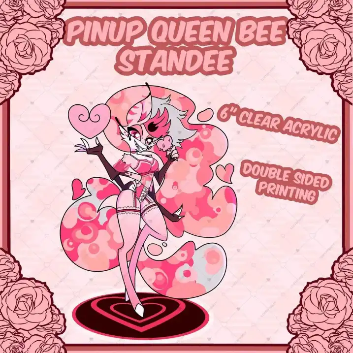 Acrylic Standee For Hazbin Hotel Charlie Vox Heart Base Standee Acrylic Desktop Anime Mô Hình Đứng Standee Anime, In 2 Mặt, Cao 6cm, Trang Trí Decor Bàn Học 5 Acrylic Standee For Hazbin Hotel Charlie Vox Heart Base Standee Acrylic Desktop Anime Mô Hình Đứng Standee Anime, In 2 Mặt, Cao 6cm, Trang Trí Decor Bàn Học - Ảnh 5