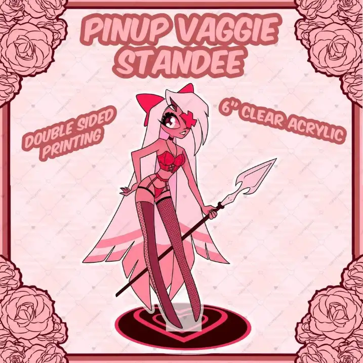 Acrylic Standee For Hazbin Hotel Charlie Vox Heart Base Standee Acrylic Desktop Anime Mô Hình Đứng Standee Anime, In 2 Mặt, Cao 6cm, Trang Trí Decor Bàn Học 7 Acrylic Standee For Hazbin Hotel Charlie Vox Heart Base Standee Acrylic Desktop Anime Mô Hình Đứng Standee Anime, In 2 Mặt, Cao 6cm, Trang Trí Decor Bàn Học - Ảnh 7