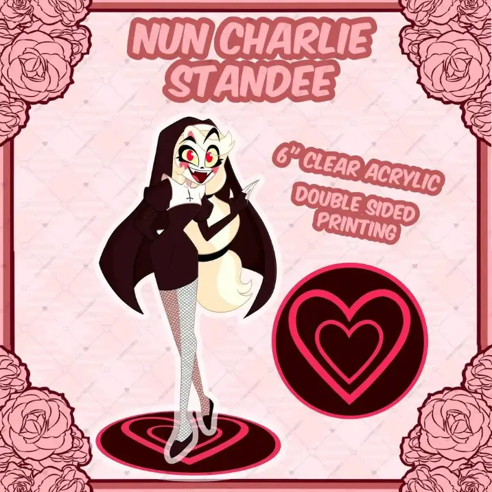 Acrylic Standee For Hazbin Hotel Charlie Vox Heart Base Standee Acrylic Desktop Anime Mô Hình Đứng Standee Anime, In 2 Mặt, Cao 6cm, Trang Trí Decor Bàn Học 1 Acrylic Standee For Hazbin Hotel Charlie Vox Heart Base Standee Acrylic Desktop Anime Mô Hình Đứng Standee Anime, In 2 Mặt, Cao 6cm, Trang Trí Decor Bàn Học