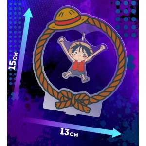 Acrylic Standee For One Piece Monkey D. Luffy Chibi Version Acrylic Rocking Standee Diy Anime Mô Hình Đứng Standee Anime, In 2 Mặt, Cao 6cm, Trang Trí Decor Bàn Học