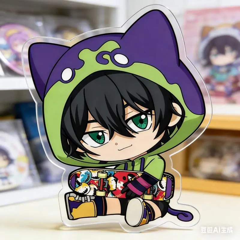 Acrylic Standee For Sk8 The Infinity Reki Kyan Langa Hasegawa Miya Chinen Chibi Anime Version Mô Hình Đứng Standee Anime, In 2 Mặt, Cao 6cm, Trang Trí Decor Bàn Học 4 Acrylic Standee For Sk8 The Infinity Reki Kyan Langa Hasegawa Miya Chinen Chibi Anime Version Mô Hình Đứng Standee Anime, In 2 Mặt, Cao 6cm, Trang Trí Decor Bàn Học - Ảnh 4