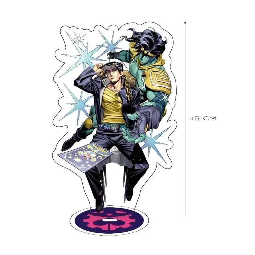 Acrylic Standee For Steel Ball Run Jean Pierre Polnareff Jotaro Kujo Anime Character Mô Hình Đứng Standee Anime, In 2 Mặt, Cao 6cm, Trang Trí Decor Bàn Học 2 Acrylic Standee For Steel Ball Run Jean Pierre Polnareff Jotaro Kujo Anime Character Mô Hình Đứng Standee Anime, In 2 Mặt, Cao 6cm, Trang Trí Decor Bàn Học - Ảnh 2