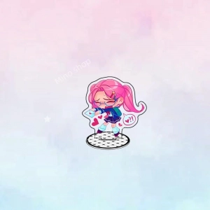 Alien Stage Mica Keychain Holder Mizi Sua Till Ivan Luka Kawaii Model Desktop Ts Anime Mô Hình Đứng Standee Anime, In 2 Mặt, Cao 6cm, Trang Trí Decor Bàn Học