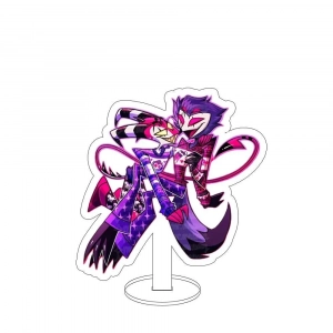 Anime Acrylic Stand Plates Hazbin Hotel Husk Alastor Vox Lucifer Desktop Cartoons Acrylic Mô Hình Đứng Standee Anime,  In 2 Mặt, Cao 6cm, Trang Trí Decor Bàn Học