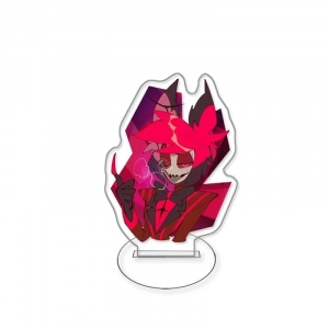Anime Acrylic Stand Plates Hazbin Hotel Vox Alastor Angel Dust Acrylic Standee Desktop Mô Hình Đứng Standee Anime, In 2 Mặt, Cao 6cm, Trang Trí Decor Bàn Học