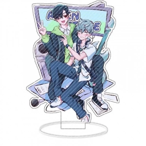 Anime Alien Stage Mica Bag Standeeemetal Key Ring Creative Anime Character Standeeee Micaing Mô Hình Đứng Standee Anime, In 2 Mặt, Cao 6cm, Trang Trí Decor Bàn Học