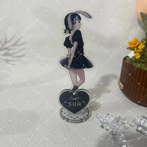 Anime Alien Stage Mizi Sua Till Ivan Hyuna Luka Mica Kawaii Keychain Holder Model Tabletop Ts Mô Hình Đứng Standee Anime, In 2 Mặt, Cao 6cm, Trang Trí Decor Bàn Học