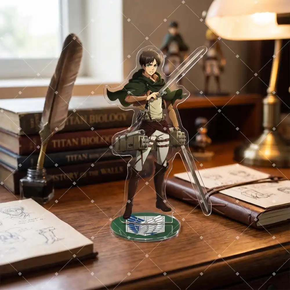 Anime Attack On Titan Eren Yeager Mikasa Ackerman Acrylic Stand Keychain Figure Model Desk Mô Hình Đứng Standee Anime, In 2 Mặt, Cao 6cm, Trang Trí Decor Bàn Học 2 Anime Attack On Titan Eren Yeager Mikasa Ackerman Acrylic Stand Keychain Figure Model Desk Mô Hình Đứng Standee Anime, In 2 Mặt, Cao 6cm, Trang Trí Decor Bàn Học - Ảnh 2