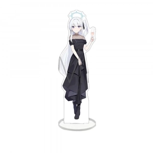 Anime Blue Archive New Style Sorai Saki Tsukiyuki Miyako Mica Keychain Holder Cute Display Mô Hình Đứng Standee Anime, In 2 Mặt, Cao 6cm, Trang Trí Decor Bàn Học
