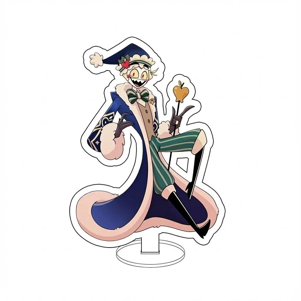 Anime Cartoon Mica Stand Hazbin Hotel Vox Charlie Morningstar Husk Mica Standee S Mô Hình Đứng Standee Anime, In 2 Mặt, Cao 6cm, Trang Trí Decor Bàn Học 5 Anime Cartoon Mica Stand Hazbin Hotel Vox Charlie Morningstar Husk Mica Standee S Mô Hình Đứng Standee Anime, In 2 Mặt, Cao 6cm, Trang Trí Decor Bàn Học - Ảnh 5