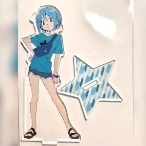 Anime Figure Peripheral Miki Sayaka Acrylic Stand Model Plaque With The Same Gift Desktop Custom Charm Phone Personalized, Keychain, Mô Hình Đứng Standee Anime,  In 2 Mặt, Cao 6cm, Trang Trí Decor Bàn Học, Balo