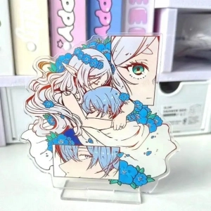 Anime Frieren: Beyond Journey's End Stand Model Plate Figures Acrylic Character Ornament Mô Hình Đứng Standee Anime, In 2 Mặt, Cao 6cm, Trang Trí Decor Bàn Học