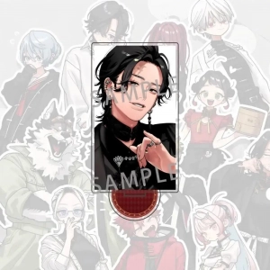 Anime Gokurakugai Tao Nei Takarai Acrylic Stand Keychain Anime Figure Bag Charm Decor Desktop Mô Hình Đứng Standee Anime, In 2 Mặt, Cao 6cm, Trang Trí Decor Bàn Học