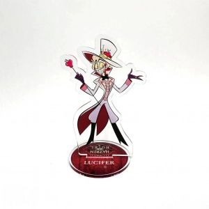 Anime Hazbin Hotel Charlie Morningstar Vaggie Alastor Mica Stand Desk Festival Keychain Mô Hình Đứng Standee Anime, In 2 Mặt, Cao 6cm, Trang Trí Decor Bàn Học