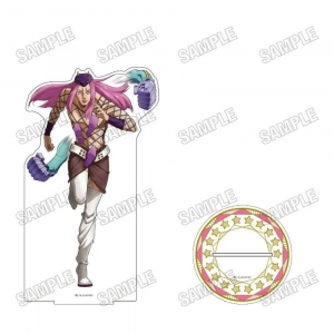 Anime Jojo's Bizarre Adventure Jotaro Kujo Bruno Bucciarati Mica Keychain Stand Model Display Mô Hình Đứng Standee Anime, In 2 Mặt, Cao 6cm, Trang Trí Decor Bàn Học