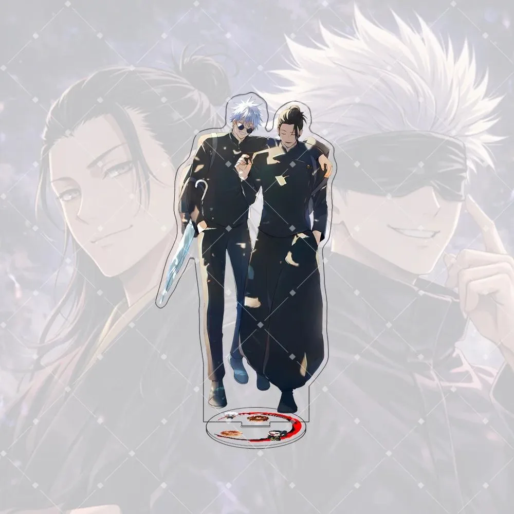 Anime Jujutsu Kaisen Gojo Satoru Geto Suguru Acrylic Stand Keychain Anime Figure Model Mô Hình Đứng Standee Anime, In 2 Mặt, Cao 6cm, Trang Trí Decor Bàn Học 2 Anime Jujutsu Kaisen Gojo Satoru Geto Suguru Acrylic Stand Keychain Anime Figure Model Mô Hình Đứng Standee Anime, In 2 Mặt, Cao 6cm, Trang Trí Decor Bàn Học - Ảnh 2