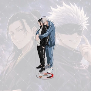 Anime Jujutsu Kaisen Gojo Satoru Geto Suguru Acrylic Stand Keychain Anime Figure Model Mô Hình Đứng Standee Anime,  In 2 Mặt, Cao 6cm, Trang Trí Decor Bàn Học