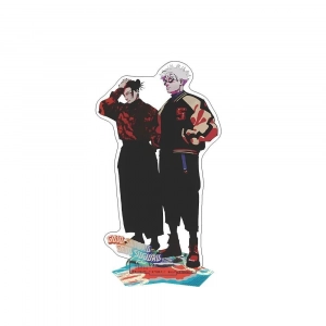 Anime Jujutsu Kaisen Yuji Itadori Satoru Gojo Double-sided Hd Printing Mica Desk Keychain Mô Hình Đứng Standee Anime, In 2 Mặt, Cao 6cm, Trang Trí Decor Bàn Học