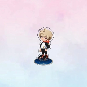 Anime My Hero Academia Izuku Midoriya Katsuki Bakugo Acrylic Stand Cute Key Chain Bag Charm Mô Hình Đứng Standee Anime, In 2 Mặt, Cao 6cm, Trang Trí Decor Bàn Học