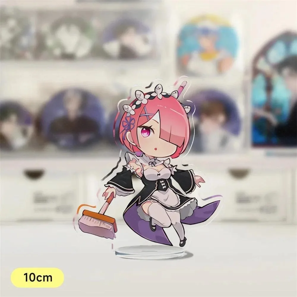 Anime Re:zero -starting Life In Another World Acrylic Stand Model Cosplay Characters Ornament Mô Hình Đứng Standee Anime, In 2 Mặt, Cao 6cm, Trang Trí Decor Bàn Học 2 Anime Re:zero -starting Life In Another World Acrylic Stand Model Cosplay Characters Ornament Mô Hình Đứng Standee Anime, In 2 Mặt, Cao 6cm, Trang Trí Decor Bàn Học - Ảnh 2