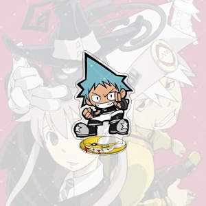 Anime Soul Eater Acrylic Stand Keychain Anime Figure Maka Albarn Black Star Cute Model Mô Hình Đứng Standee Anime, In 2 Mặt, Cao 6cm, Trang Trí Decor Bàn Học