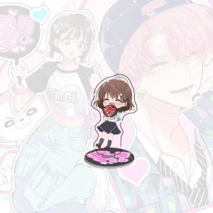 Anime Tamon's B-side Utage Kinoshita Tamon Fukuhara Acrylic Stand Keychain Figure Model Mô Hình Đứng Standee Anime, In 2 Mặt, Cao 6cm, Trang Trí Decor Bàn Học