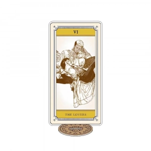Anime Witch Hat Atelier Tarot Cards Full Set Mica Keychain Holder Coco Qifrey Olruggio Agott Mô Hình Đứng Standee Anime, In 2 Mặt, Cao 6cm, Trang Trí Decor Bàn Học