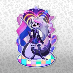 Bilitzo Standeeee Mica Jielaoda Display Anime Cartoon Goods Collection Desk Ation Accesorios Mô Hình Đứng Standee Anime, In 2 Mặt, Cao 6cm, Trang Trí Decor Bàn Học