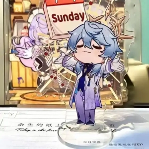 Figures Honkai:star Rail Make Sunday Great Again Acrylic Stand Model Plate Diy Desk Decor Custom Charm Phone Personalized, Keychain, Mô Hình Đứng Standee Anime, In 2 Mặt, Cao 6cm, Trang Trí Decor Bàn Học, Balo