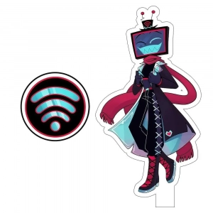 For Vox Alastor Ad Charlie Morningstar Velvet Cute Anime Peripherals Mica Standee Mô Hình Đứng Standee Anime, In 2 Mặt, Cao 6cm, Trang Trí Decor Bàn Học