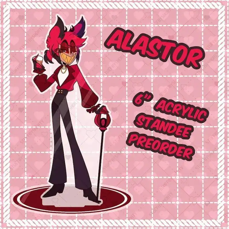 For Vox Lucifer Morningstar Alastor Exquisite Mica Standee Modelanime Peripheral Transparent Mô Hình Đứng Standee Anime, In 2 Mặt, Cao 6cm, Trang Trí Decor Bàn Học 4 For Vox Lucifer Morningstar Alastor Exquisite Mica Standee Modelanime Peripheral Transparent Mô Hình Đứng Standee Anime, In 2 Mặt, Cao 6cm, Trang Trí Decor Bàn Học - Ảnh 4