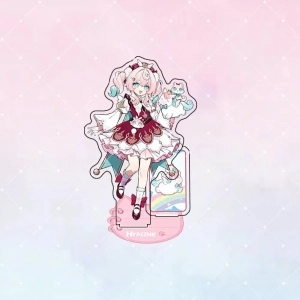 Game Honkai Star Rail Tribbie Aglaea Castorice Acrylic Stand Keychain Cute Figure Model Mô Hình Đứng Standee Anime,  In 2 Mặt, Cao 6cm, Trang Trí Decor Bàn Học