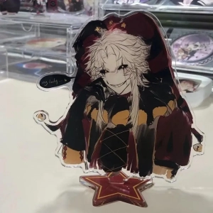 Game The Freak Circus Pierrot Cosplay Figure Stand Mica Stand Model Desktop Collect Mô Hình Đứng Standee Anime, In 2 Mặt, Cao 6cm, Trang Trí Decor Bàn Học