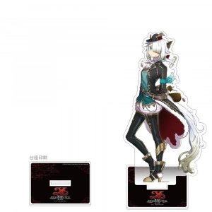 Game Ys Ix: Monstrum Nox Adol Christin White Cat Anime Mica Keychain Holder Cosplay Of Mô Hình Đứng Standee Anime, In 2 Mặt, Cao 6cm, Trang Trí Decor Bàn Học